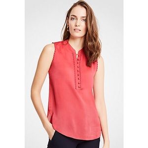 🎉2xHP🤗 Ann Taylor Petite Scallop Trim Shell